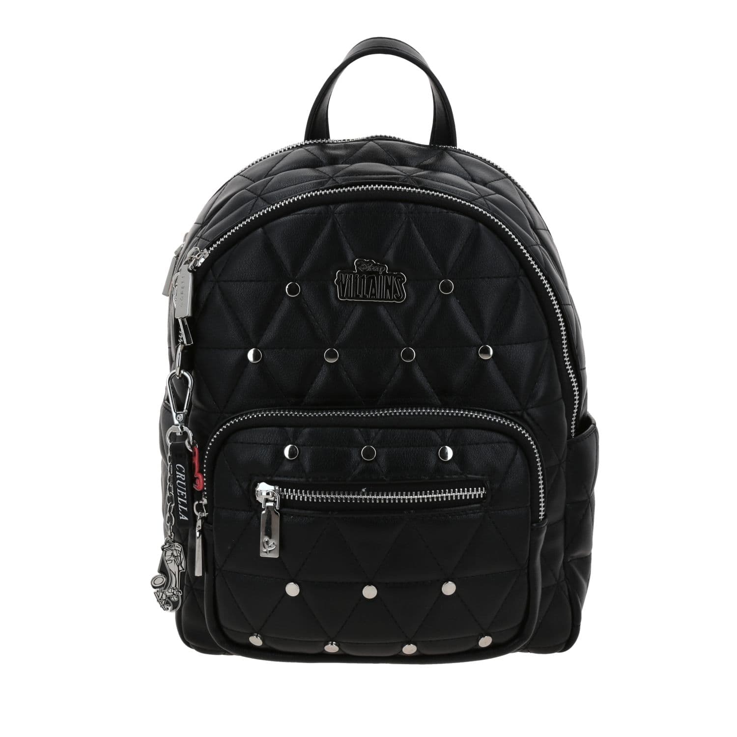 Mochila juvenil negra Villanas by Chenson con doble compartimento