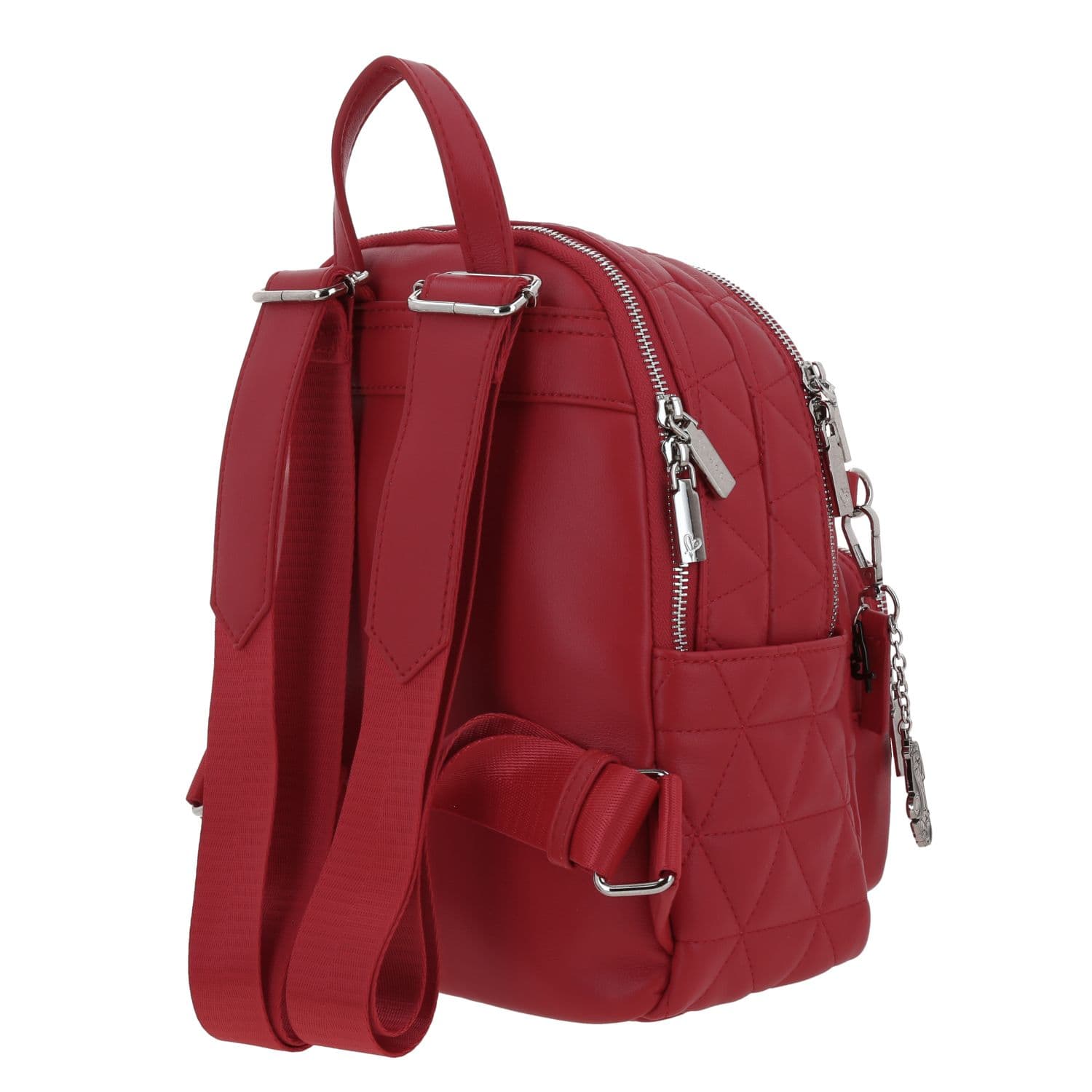 Mochila juvenil roja Villanas by Chenson con doble compartimento 5