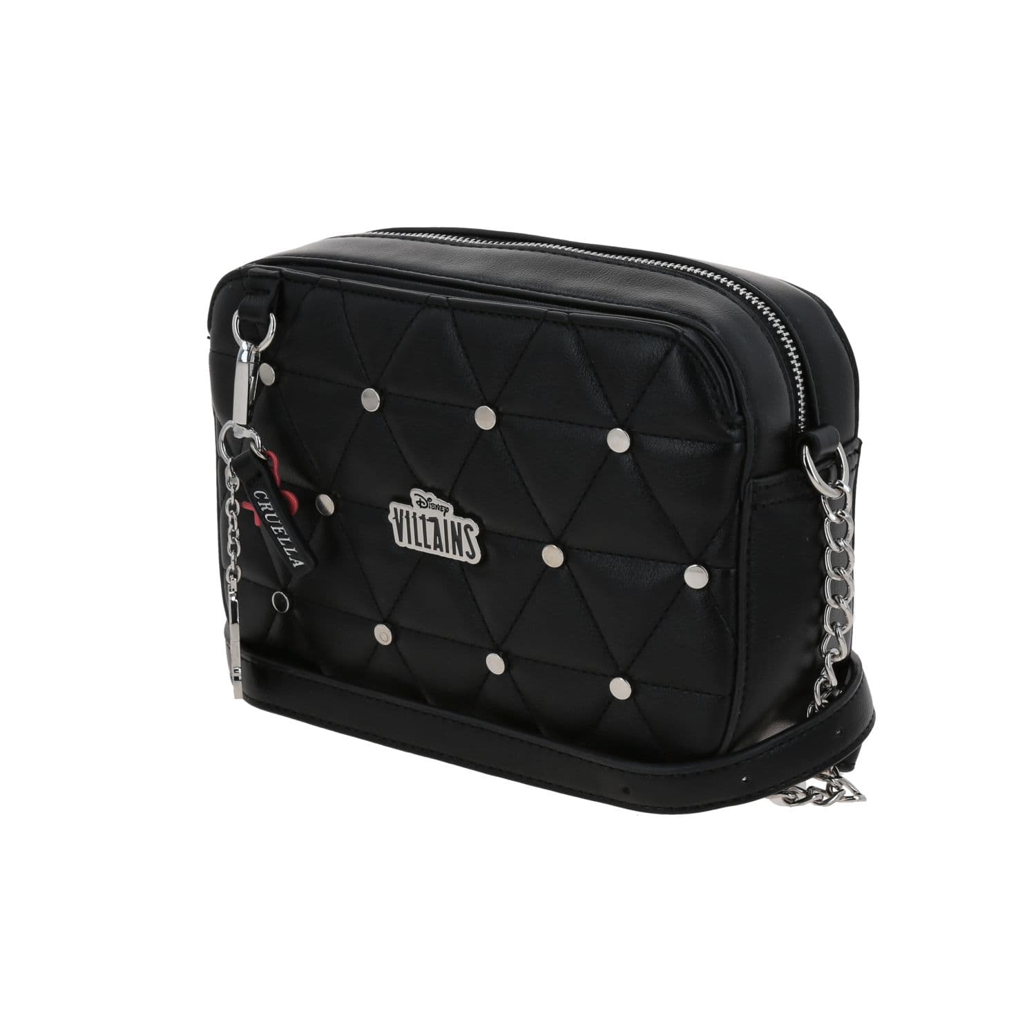 Bolsa de Lado Villanas by Chenson Negro con Bolsillo Frontal 2