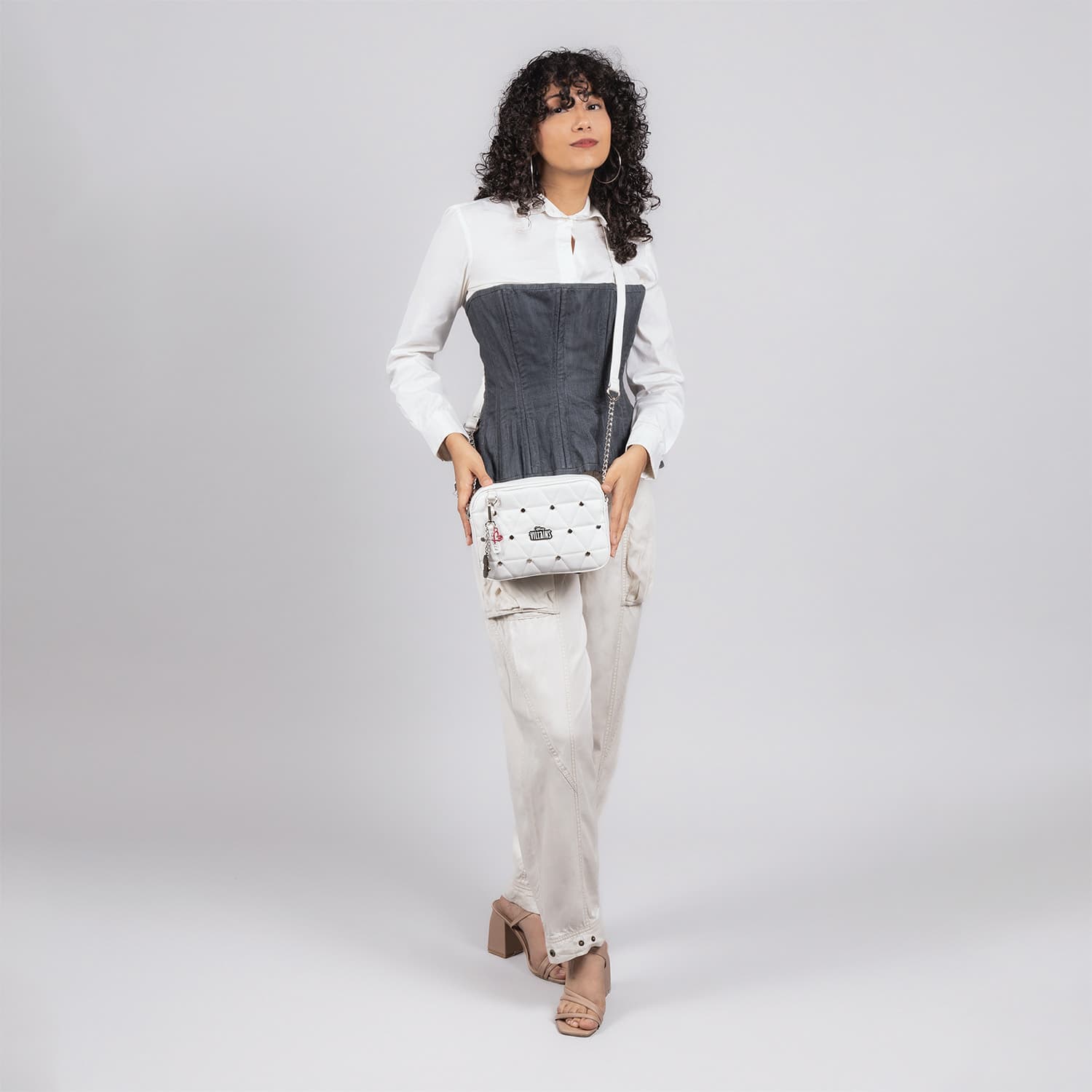 Bolsa de Lado Villanas by Chenson Blanco para Estilo Juvenil y Funcionalidad - vista 2