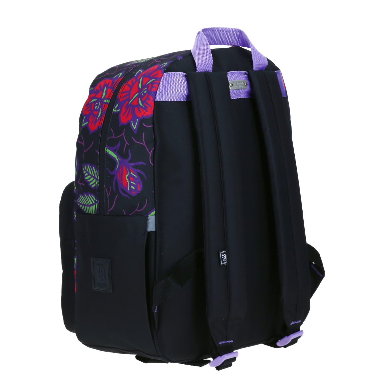 Mochila juvenil Villanas by Chenson negra con amplio compartimento 4