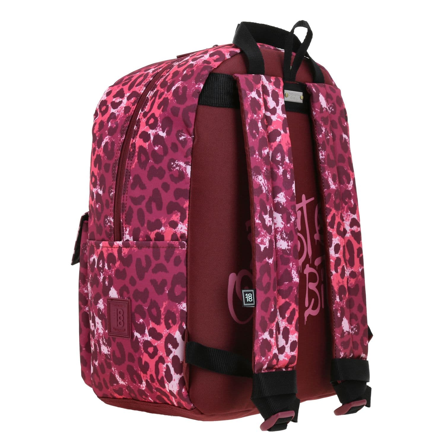 Mochila juvenil magenta Villanas by Chenson con amplio compartimento 3